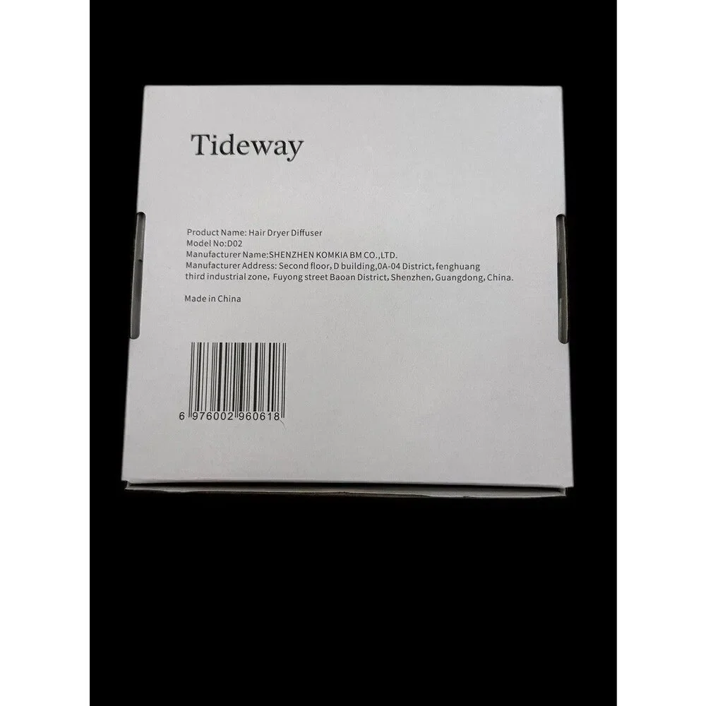NEW Tideway High-speed Hair Dryer PRO M01 Ionic Technology 4 Temps With Diffuser